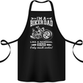 Biker A Normal Dad Father's Day Motorcycle Cotton Apron 100% Organic Black
