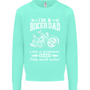 Biker A Normal Dad Father's Day Motorcycle Mens Sweatshirt Jumper Peppermint