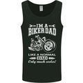 Biker A Normal Dad Father's Day Motorcycle Mens Vest Tank Top Black