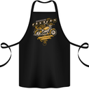Biker American Customs Motorcycle Chopper Cotton Apron 100% Organic Black