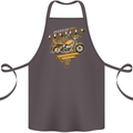 Biker American Customs Motorcycle Chopper Cotton Apron 100% Organic Dark Grey