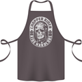 Biker Chopper Rider Motorbike Motorcycle Cotton Apron 100% Organic Dark Grey