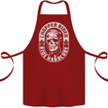 Biker Chopper Rider Motorbike Motorcycle Cotton Apron 100% Organic Maroon