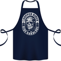 Biker Chopper Rider Motorbike Motorcycle Cotton Apron 100% Organic Navy Blue
