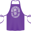 Biker Chopper Rider Motorbike Motorcycle Cotton Apron 100% Organic Purple