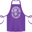 Biker Chopper Rider Motorbike Motorcycle Cotton Apron 100% Organic Purple