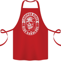 Biker Chopper Rider Motorbike Motorcycle Cotton Apron 100% Organic Red