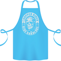 Biker Chopper Rider Motorbike Motorcycle Cotton Apron 100% Organic Turquoise