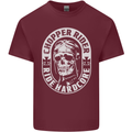 Biker Chopper Rider Motorbike Motorcycle Mens Cotton T-Shirt Tee Top Maroon