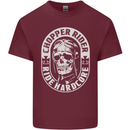 Biker Chopper Rider Motorbike Motorcycle Mens Cotton T-Shirt Tee Top Maroon