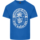 Biker Chopper Rider Motorbike Motorcycle Mens Cotton T-Shirt Tee Top Royal Blue