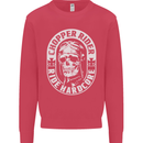 Biker Chopper Rider Motorbike Motorcycle Mens Sweatshirt Jumper Heliconia