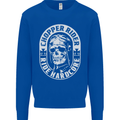 Biker Chopper Rider Motorbike Motorcycle Mens Sweatshirt Jumper Royal Blue