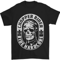 Biker Chopper Rider Motorbike Motorcycle Mens T-Shirt Cotton Gildan Black