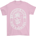 Biker Chopper Rider Motorbike Motorcycle Mens T-Shirt Cotton Gildan Light Pink