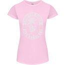 Biker Chopper Rider Motorbike Motorcycle Womens Petite Cut T-Shirt Light Pink