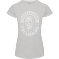 Biker Chopper Rider Motorbike Motorcycle Womens Petite Cut T-Shirt Sports Grey
