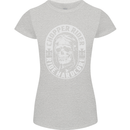 Biker Chopper Rider Motorbike Motorcycle Womens Petite Cut T-Shirt Sports Grey