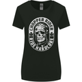 Biker Chopper Rider Motorbike Motorcycle Womens Wider Cut T-Shirt Black