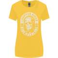 Biker Chopper Rider Motorbike Motorcycle Womens Wider Cut T-Shirt Yellow