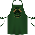 Biker Custom Cafe Racer Motorbike Cotton Apron 100% Organic Forest Green