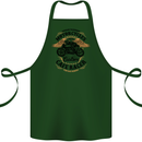Biker Custom Cafe Racer Motorbike Cotton Apron 100% Organic Forest Green