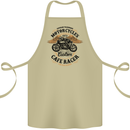 Biker Custom Cafe Racer Motorbike Cotton Apron 100% Organic Khaki