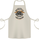 Biker Custom Cafe Racer Motorbike Cotton Apron 100% Organic Natural