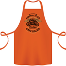 Biker Custom Cafe Racer Motorbike Cotton Apron 100% Organic Orange