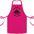 Biker Custom Cafe Racer Motorbike Cotton Apron 100% Organic Pink