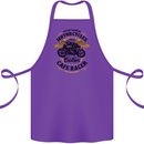 Biker Custom Cafe Racer Motorbike Cotton Apron 100% Organic Purple