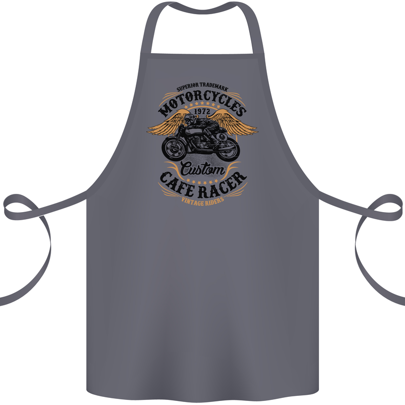 Biker Custom Cafe Racer Motorbike Cotton Apron 100% Organic Steel