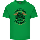 Biker Custom Cafe Racer Motorbike Kids T-Shirt Childrens Irish Green