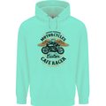 Biker Custom Cafe Racer Motorbike Mens 80% Cotton Hoodie Peppermint