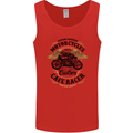 Biker Custom Cafe Racer Motorbike Mens Vest Tank Top Red