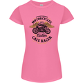 Biker Custom Cafe Racer Motorbike Womens Petite Cut T-Shirt Azalea