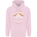 Biker Custom Cafe Racer Motorcycle Childrens Kids Hoodie Light Pink