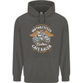 Biker Custom Cafe Racer Motorcycle Childrens Kids Hoodie Storm Grey