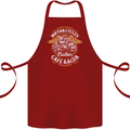 Biker Custom Cafe Racer Motorcycle Cotton Apron 100% Organic Maroon