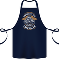 Biker Custom Cafe Racer Motorcycle Cotton Apron 100% Organic Navy Blue