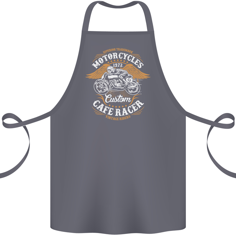 Biker Custom Cafe Racer Motorcycle Cotton Apron 100% Organic Steel