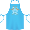 Biker Custom Cafe Racer Motorcycle Cotton Apron 100% Organic Turquoise