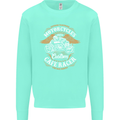 Biker Custom Cafe Racer Motorcycle Kids Sweatshirt Jumper Peppermint