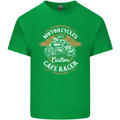 Biker Custom Cafe Racer Motorcycle Kids T-Shirt Childrens Irish Green