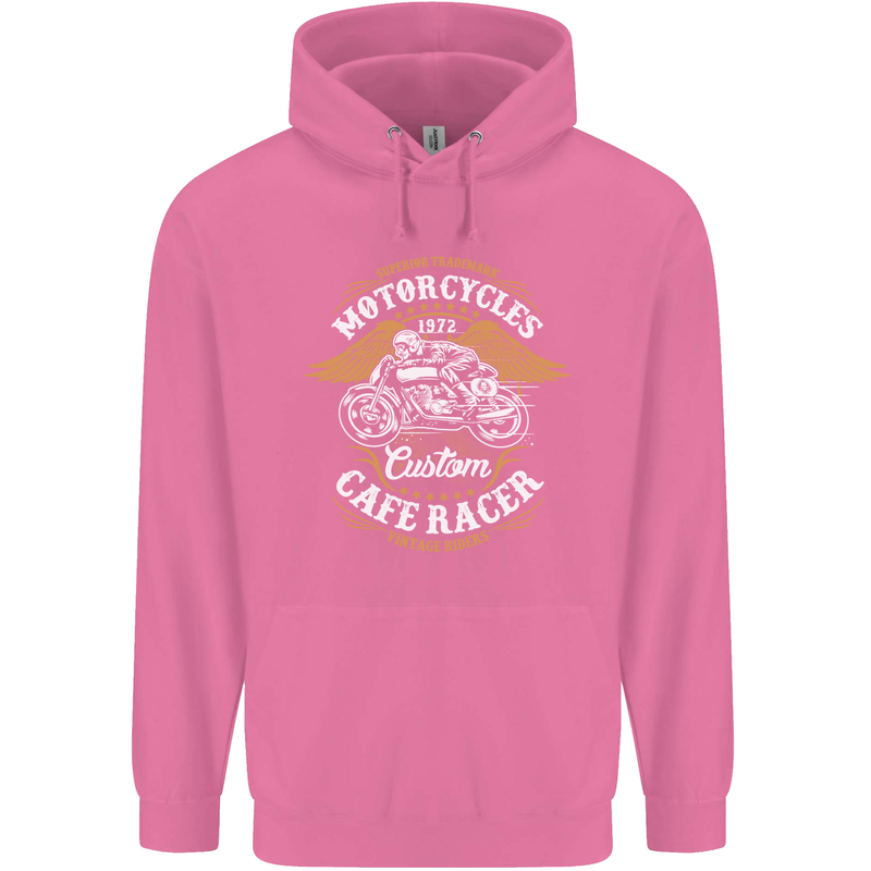 Biker Custom Cafe Racer Motorcycle Mens 80% Cotton Hoodie Azelea