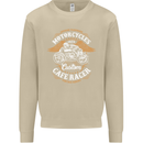 Biker Custom Cafe Racer Motorcycle Mens Sweatshirt Jumper Sand