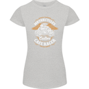 Biker Custom Cafe Racer Motorcycle Womens Petite Cut T-Shirt Sports Grey