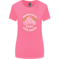 Biker Custom Cafe Racer Motorcycle Womens Wider Cut T-Shirt Azalea