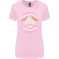 Biker Custom Cafe Racer Motorcycle Womens Wider Cut T-Shirt Light Pink
