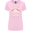 Biker Custom Cafe Racer Motorcycle Womens Wider Cut T-Shirt Light Pink